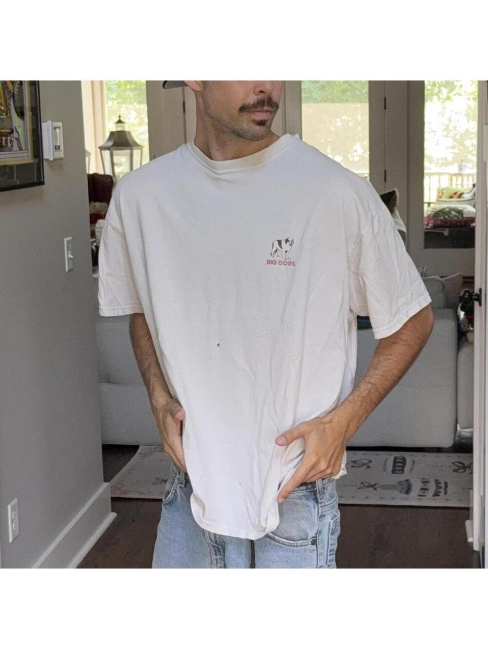 🐶 Vintage 2001 Big Dogs “Just Do It Tomorrow” Graphic Tee XL